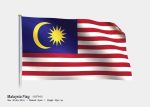 Malaysia Flag M2F945 <br> 2ft (H) x 4ft (L)