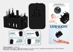 Travel Adaptor SITMC912 <br> 71mm(L) x 49mm(W) x 37mm(H)