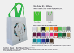 rPET Non Woven Bag SB1NH62 <br> 20cm(W) x 23cm(H) x 8cm(D)