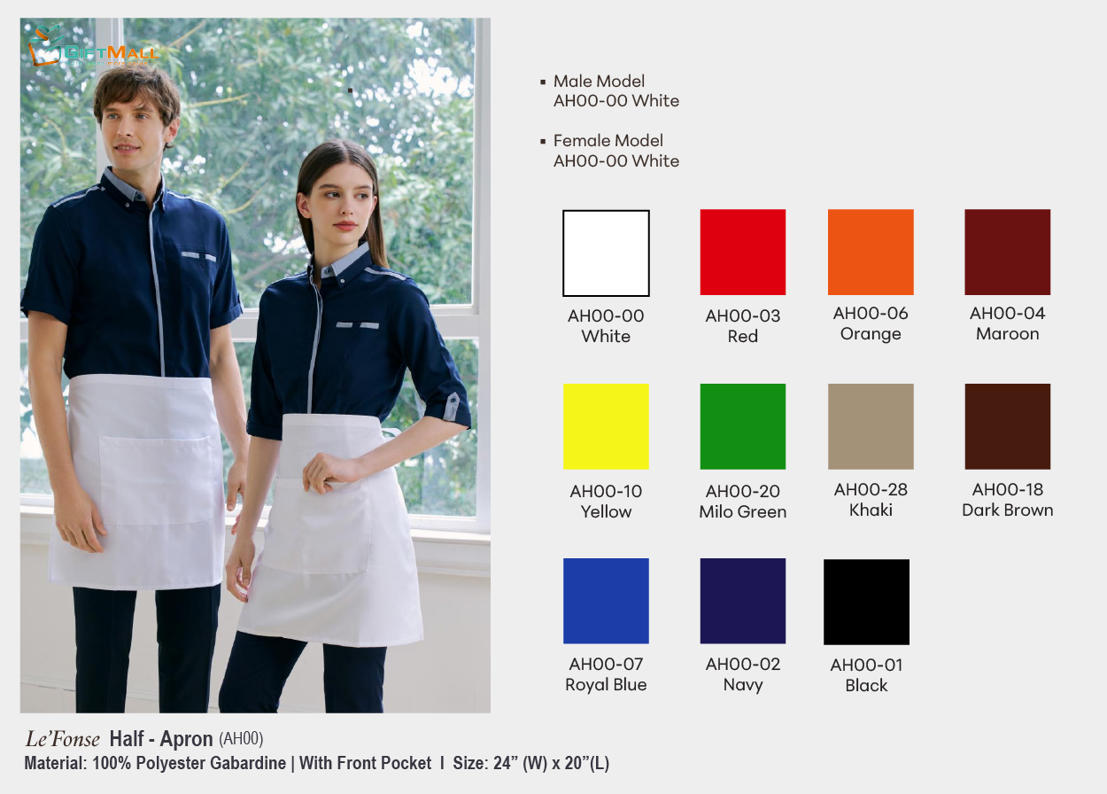Le'fonse Apron AH00<br>24in(W) x 20in(H)