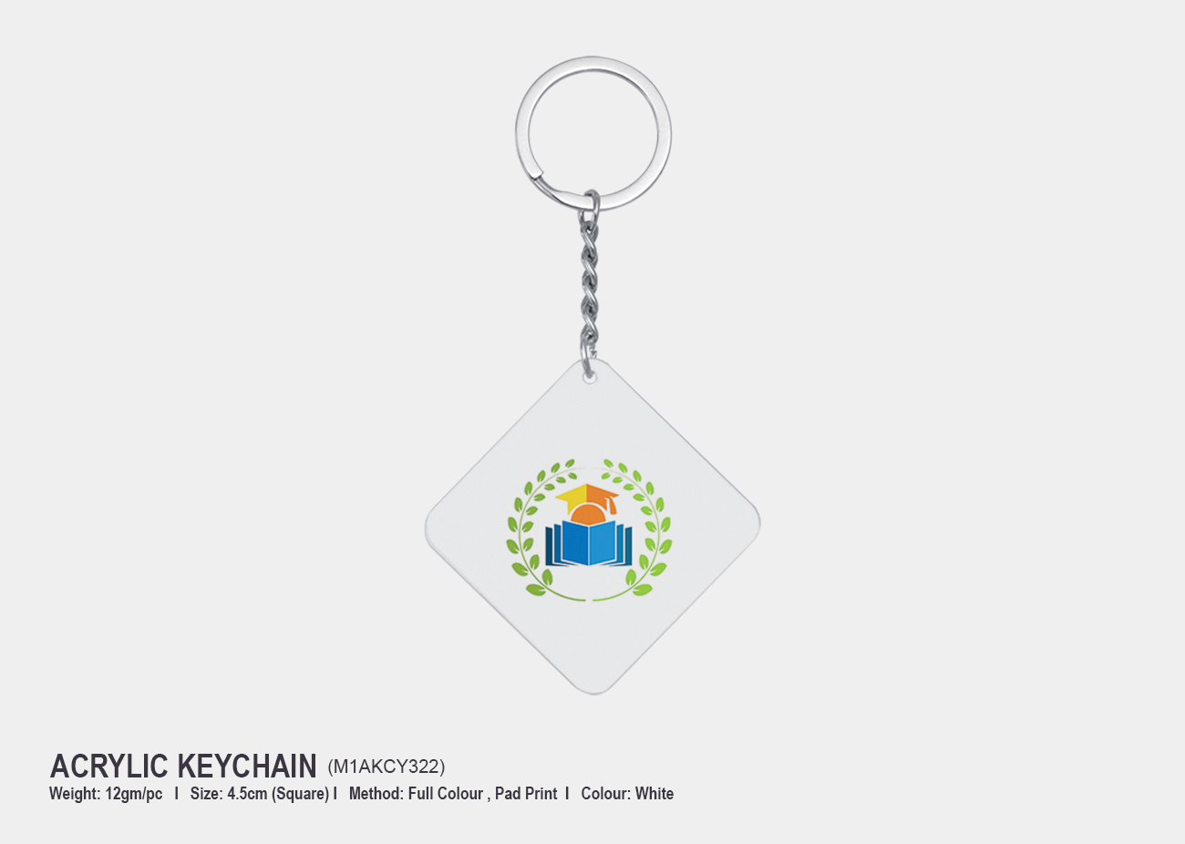 Acrylic Keychain M1AKCY322<br>4.5cm(Square)