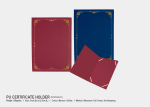 PU Certificate Holder M1CH341