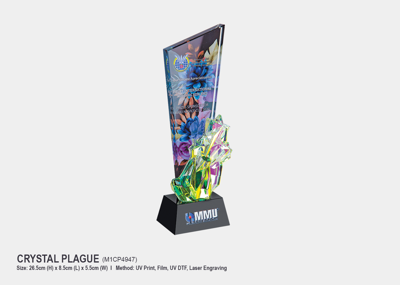 Crystal Plaque M1CP4947