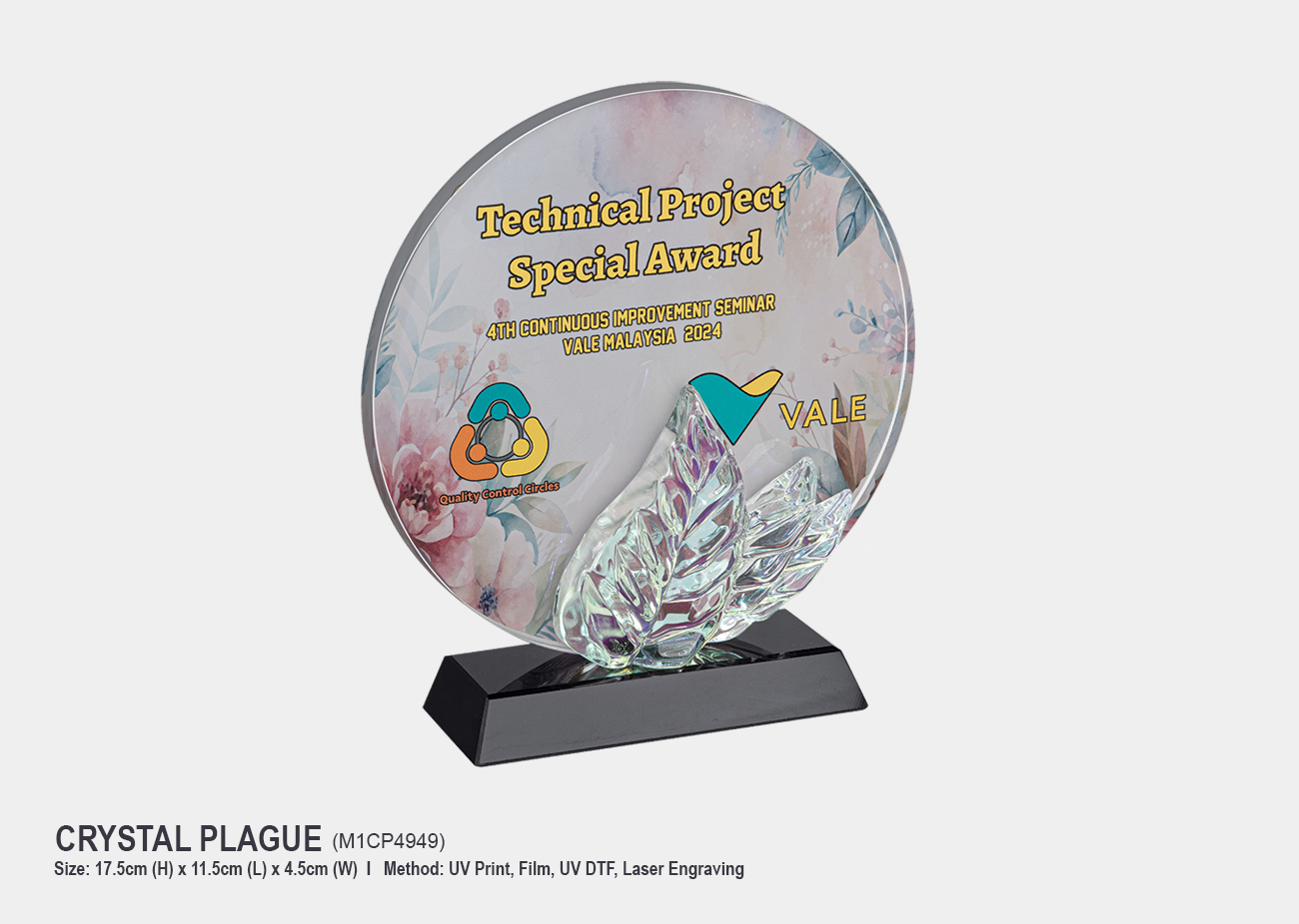 Crystal Plaque M1CP4949