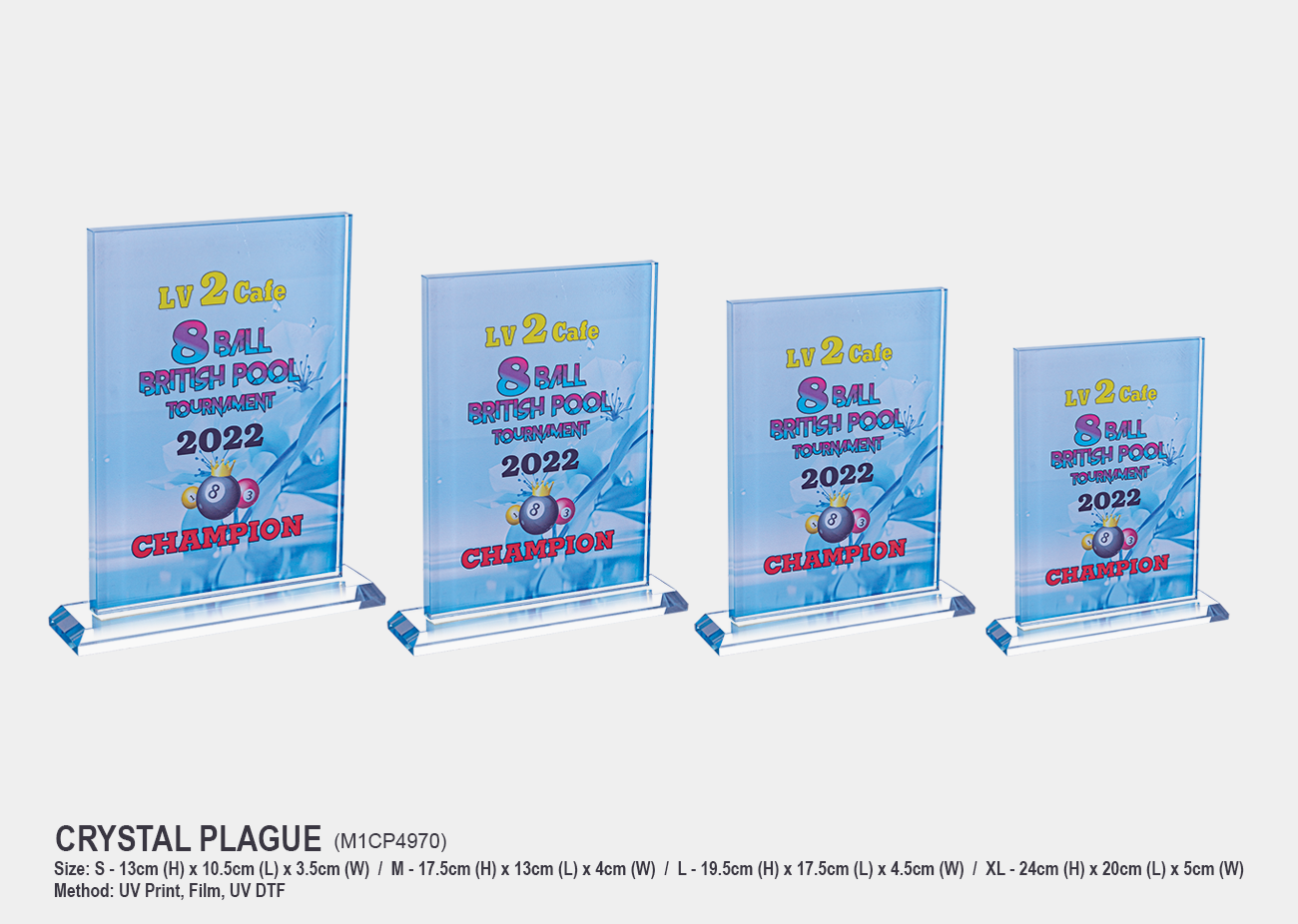 Crystal Plaque M1CP4970