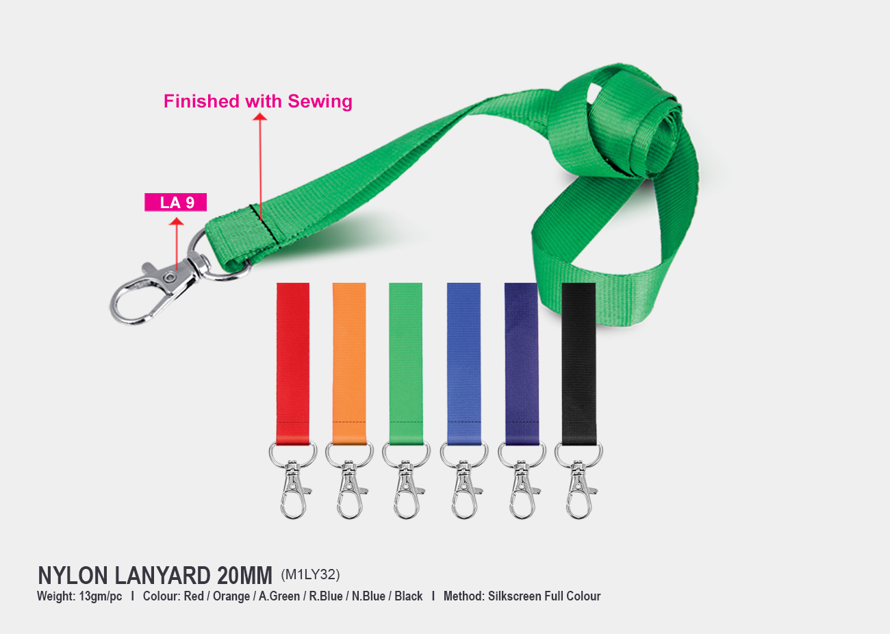 Nylon Lanyard 20mm M1LY32