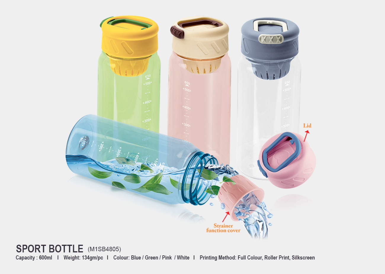 Sport Bottle M1SB4805 <br> 600ml