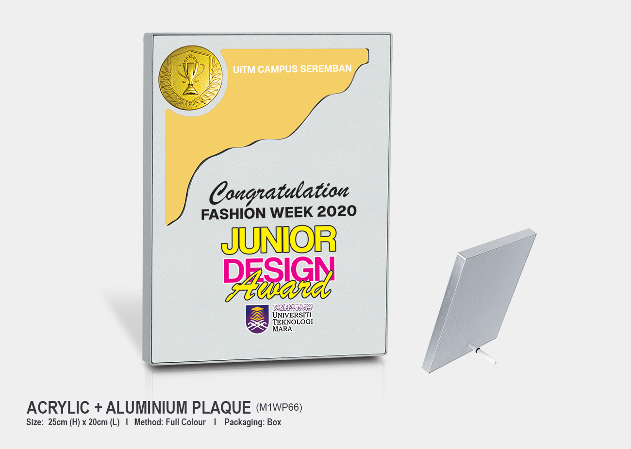 Aluminium Plaque M1WP66