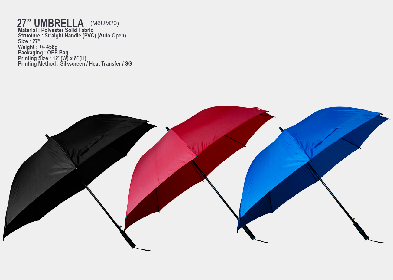 27" Umbrella M6UM20