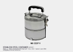 2 Layers Lunch Box M6CE87<br>1200ml