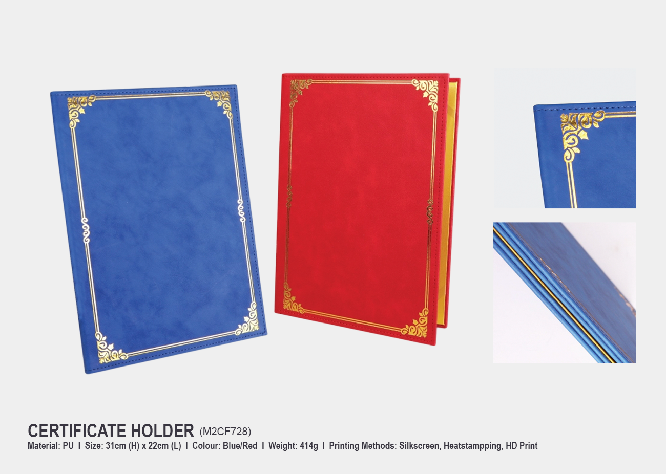A4 Certificate Holder M2CF728