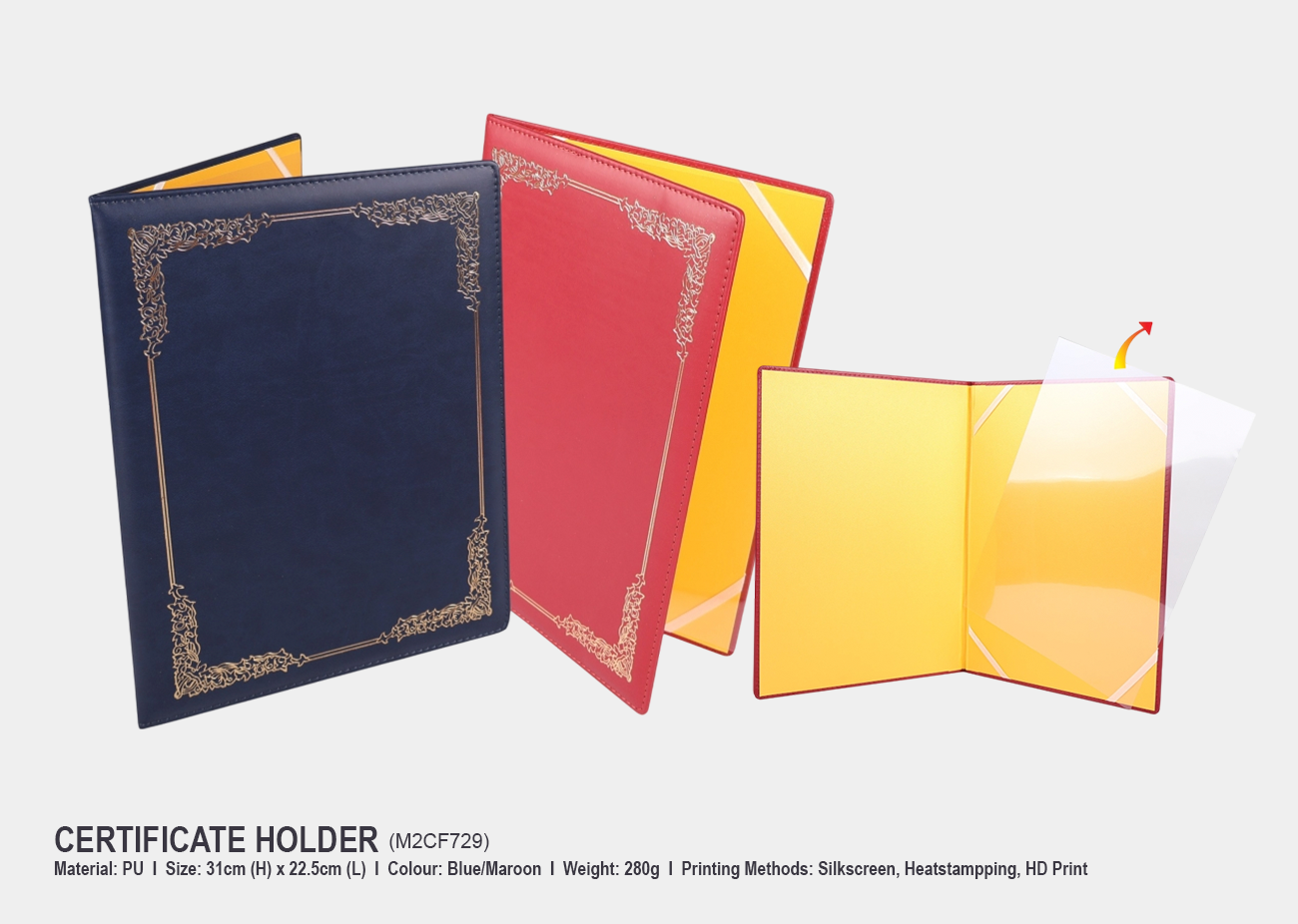 A4 Certificate Holder M2CF729