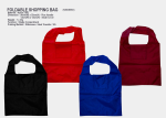 Foldable Shopping Bag M6MB68 <br> 36cm(W) x 55cm(H)-Plus Handle