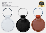 PU Keychain M6KC37<br>4.5cm(D)