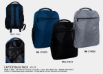 Laptop Backpack M6LT38 <br> 32cm(L) x 12cm(W) x 46cm(H)