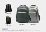 Laptop Backpack M6LT42 <br> 33cm(L) x 17.5cm(W) x 41cm(H)