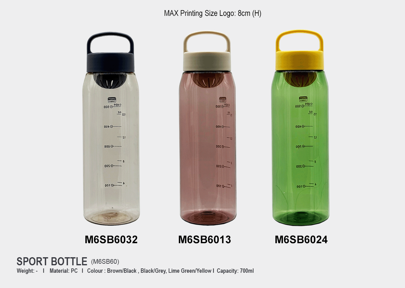 Sport Bottle M6SB60<br>700ml