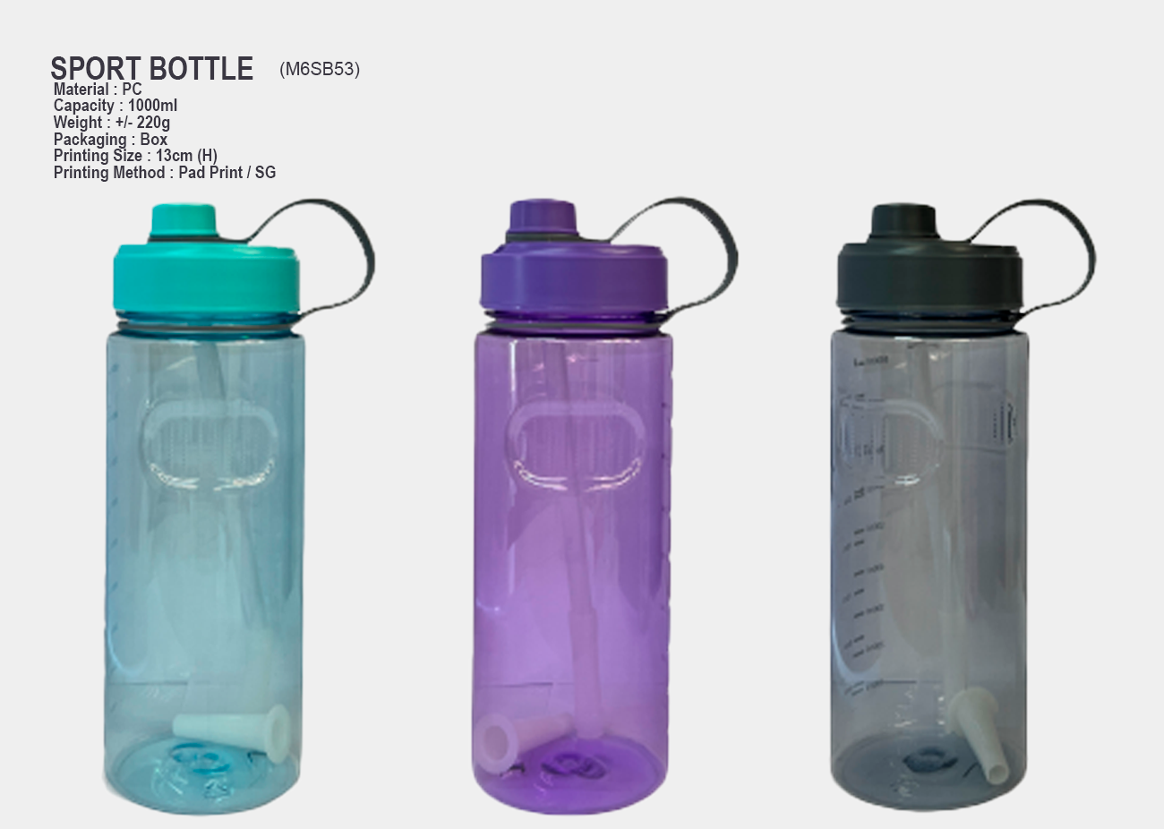 Sport Bottle M6SB53<br>1000ml