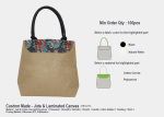 Custom Jute Bag-SB1J15