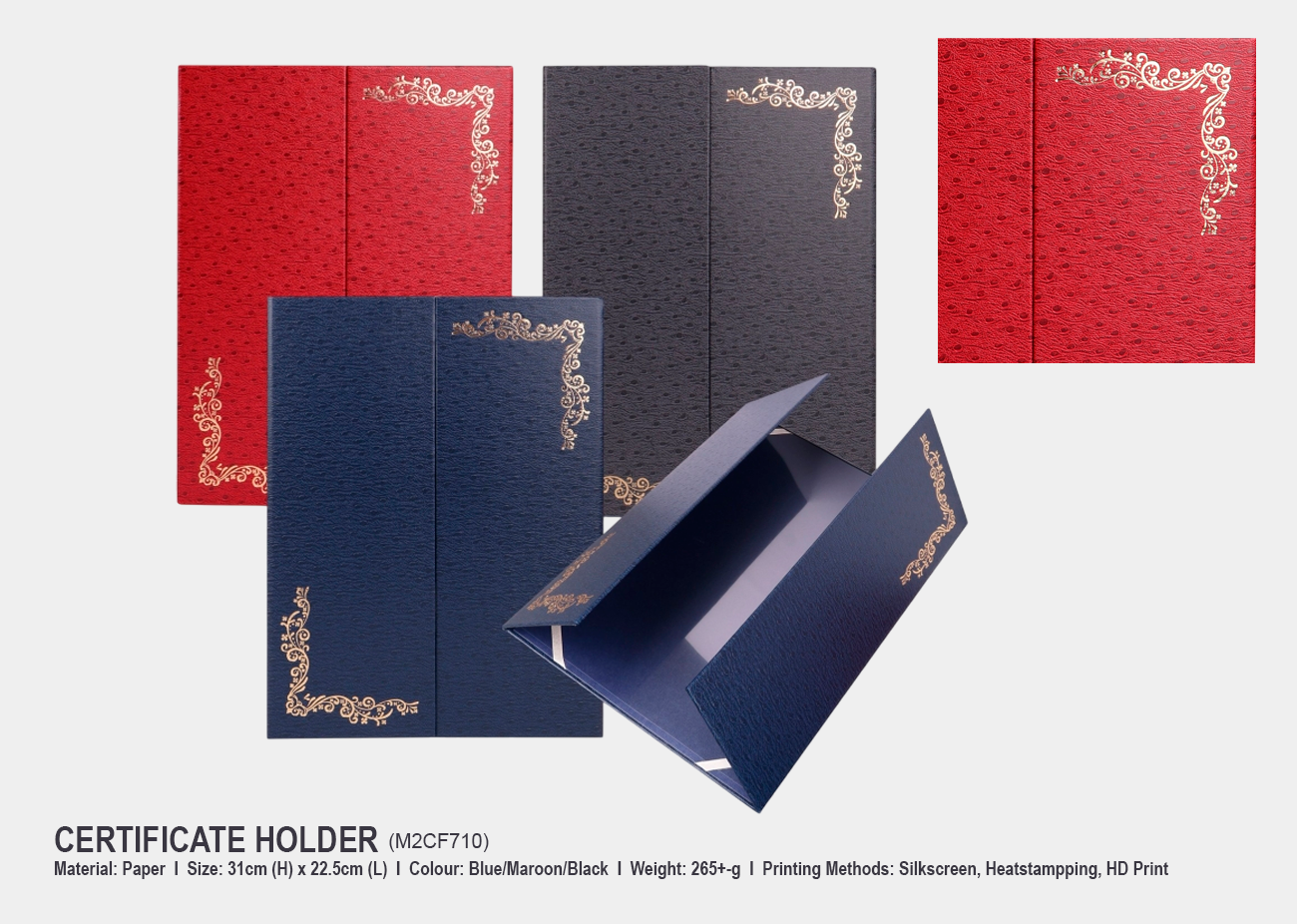 A4 Certificate Holder M2CF710