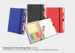 Notebook With Pen & Sticky Notes M2NB6250 <br> 18cm(H) X 13cm(L)