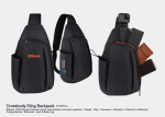 Sling Bag M3MP02 <br> 24cm(L) x 10cm(W) x 40cm(H)