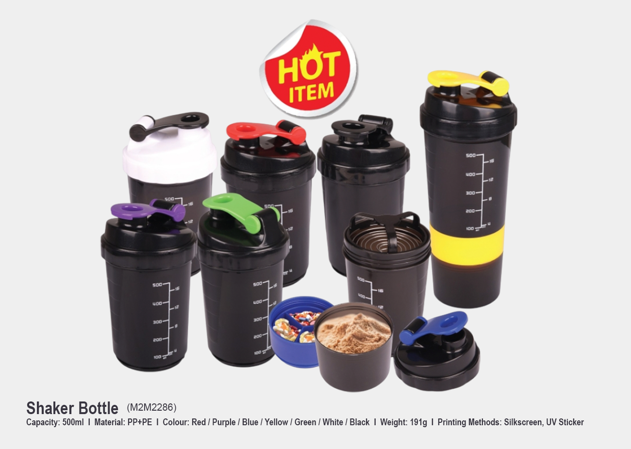 Shaker M2M2286 <br> 500ml