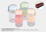 Glass Drinking Bottle M2M5498-III <br> 350ml