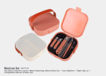 Manicure Set (6pcs) M2YS779 <br> 9.8cm (L) x 9.8cm (W) x 2.5cm (H)