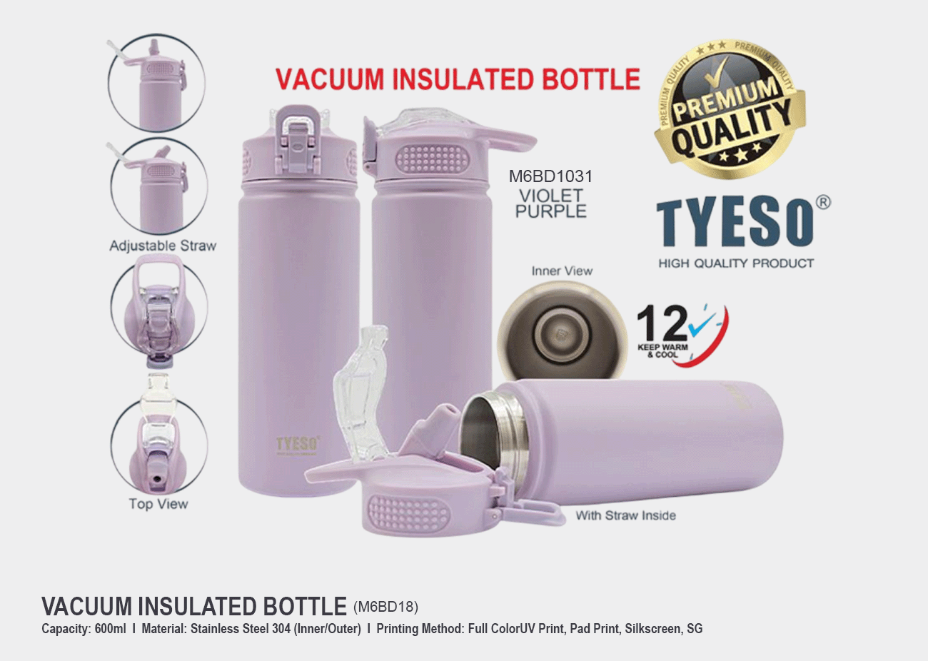 Vacuum Insulated Bottle M6BD10<br>750ml