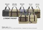 Travel Bag M6TL25 <br> 46cm(L) x 22cm(W) x 27cm(H)