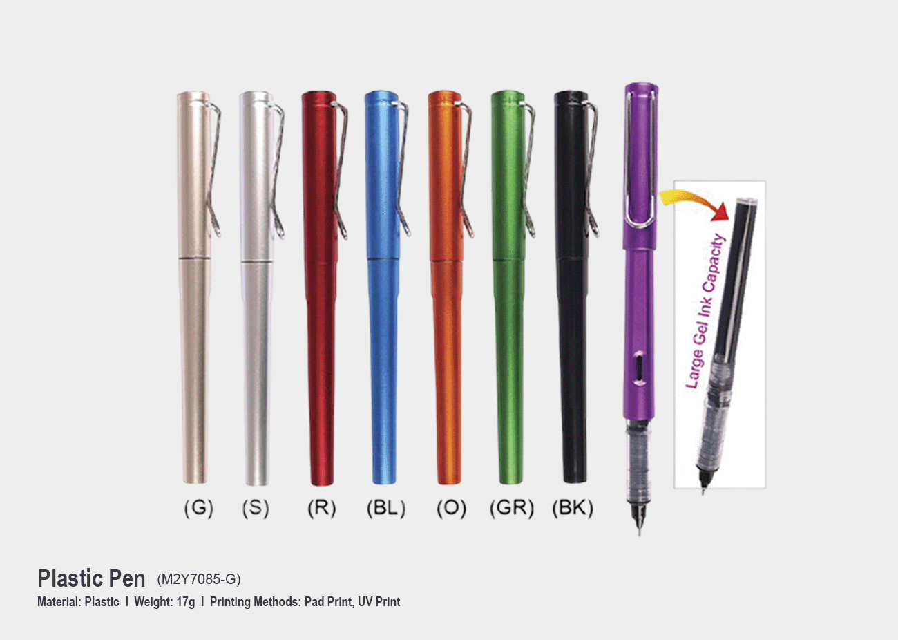 Plastic Pen M2Y7085-G