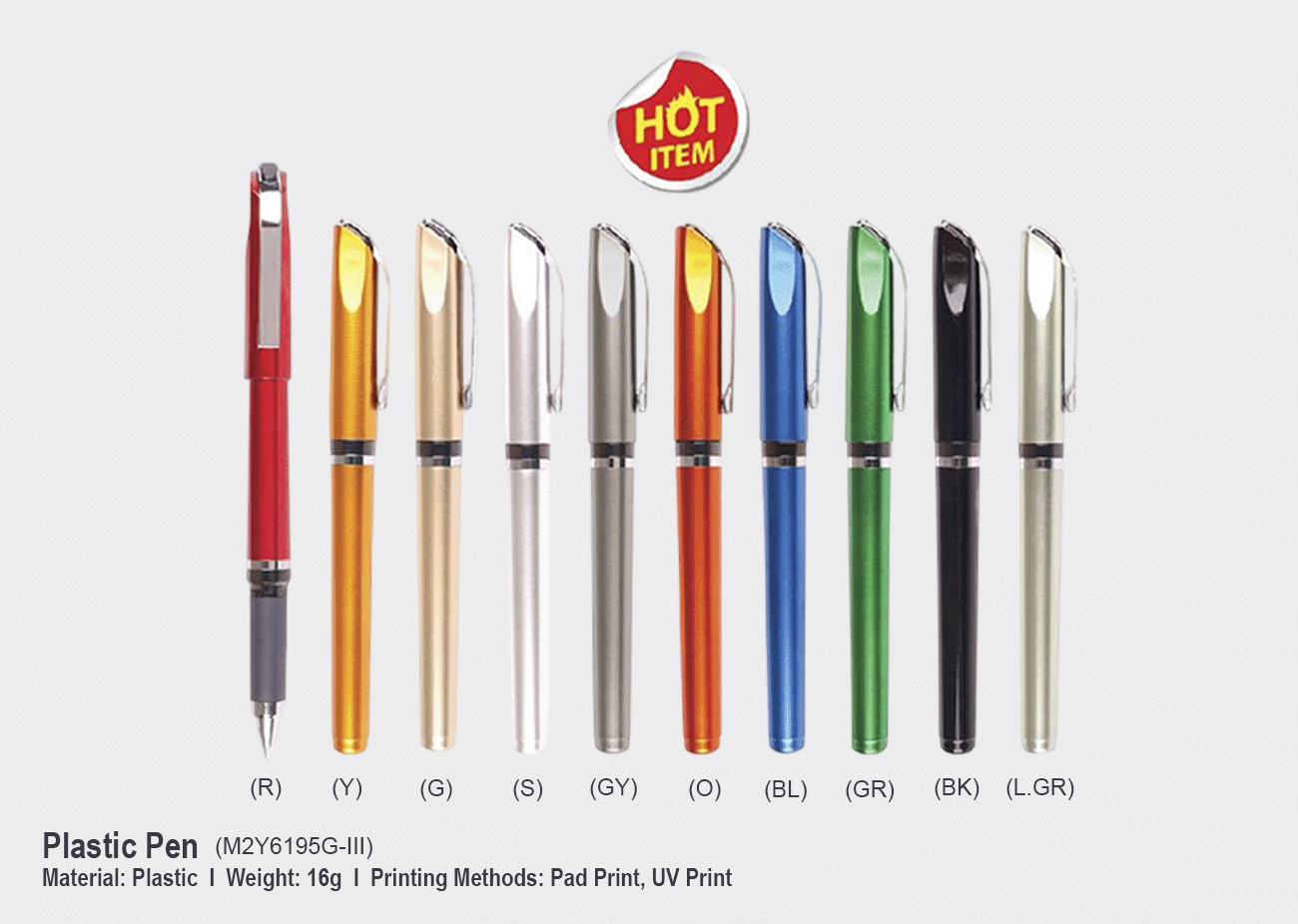 Plastic Pen M2Y6195G-III