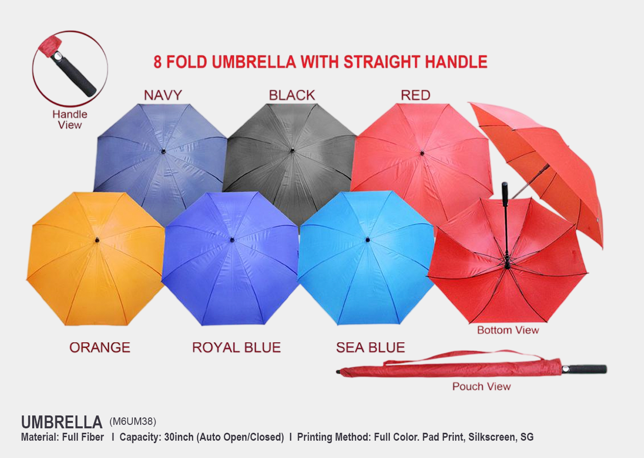 30" Umbrella M6UM38