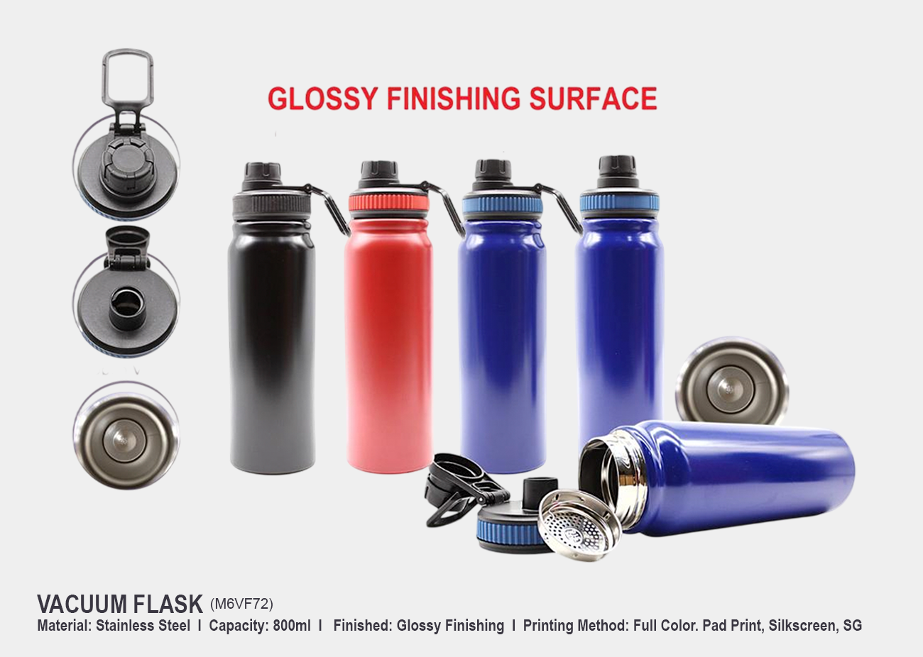 Glossy Vacuum Flask M6VF72<br>800ml