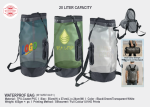 Waterproof Back Pack M1WBP4431 <br> 55cm(H) x 37cm(L) x 24cm(W)
