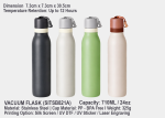 Stainless Steel Vacuum Flask SITSB821A <br>710ml