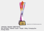 Crystal Trophy M2CY2374