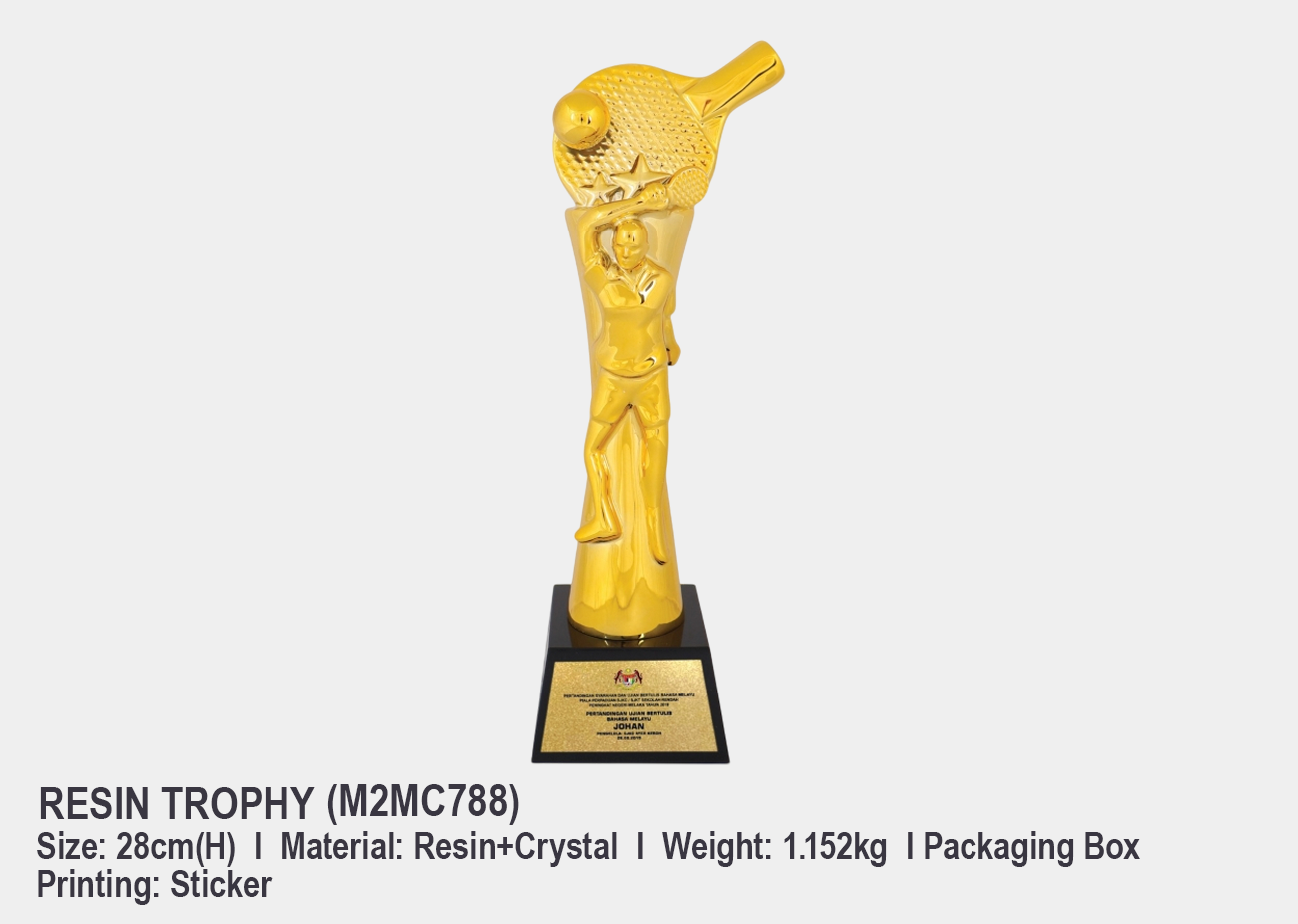 Resin Trophy M2MC788