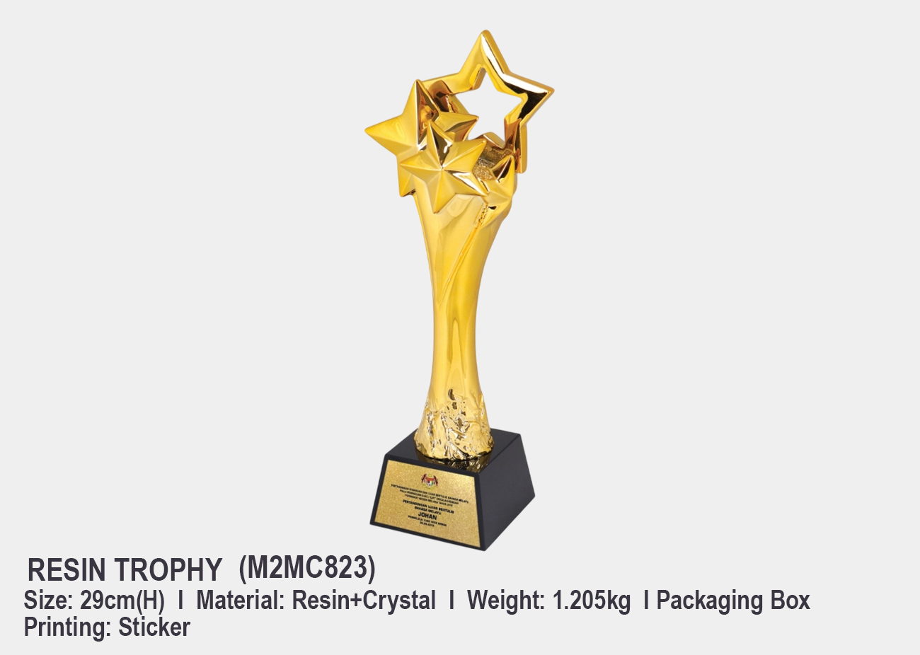 Star Trophy Resin M2MC823