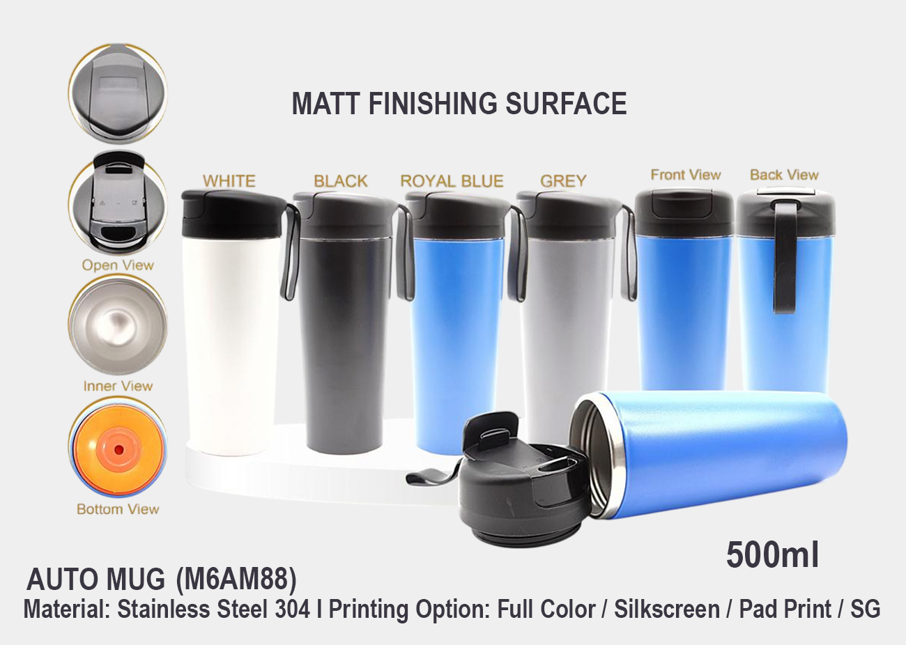 Suction Mug M6AM88<br>500ml