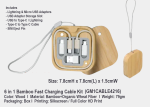 6in1 Bamboo Fast Charging Cable Kit GM1CABLE4216