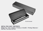 Metal Pen Case GM1EB223<br> 2.3cm(H) x 17.3cm(L) x 4.5cm(W)