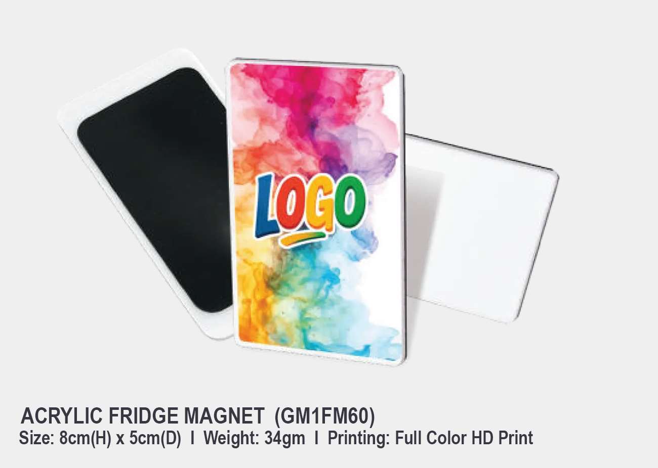 Acrylic Fridge Magnet GM1FM60