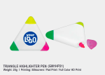 Triangle Highlighter Pen M1HP21