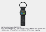 Metal Keychain GM1KC893 <br> 9.5cm(H) x 2cm(L)