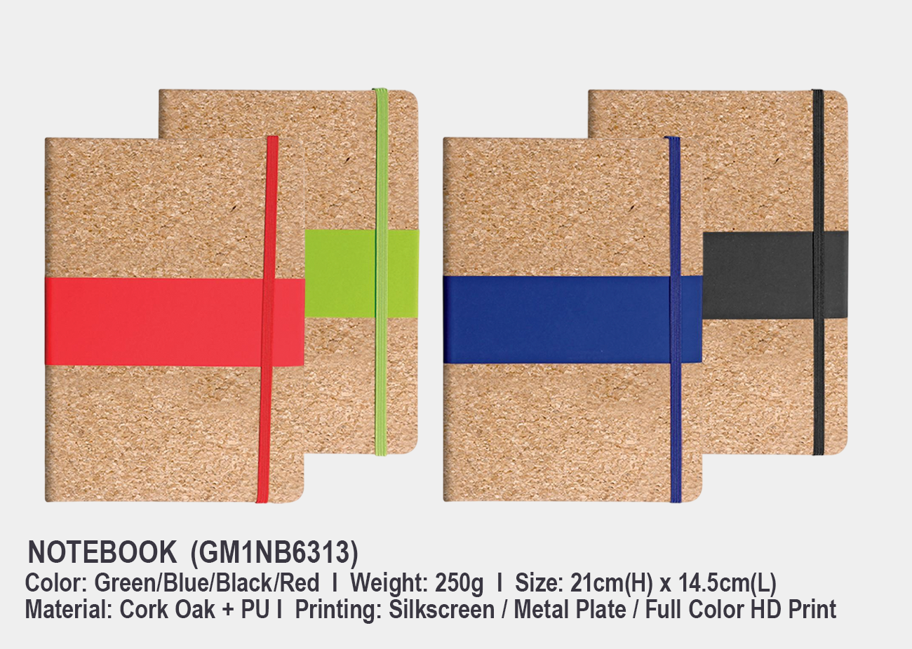 PU Notebook GM1NB6313 <br> 21cm(H) x 14.5cm(L)