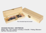 Metal Pen Case GM1PBW220<br> 3.5cm(H) x 18.5cm(L) x 5.5cm(W)