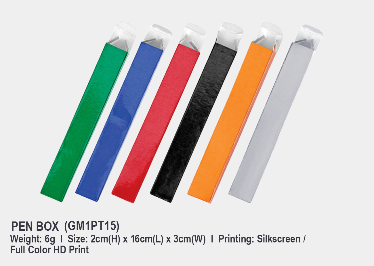 Pen Box GM1PT15 <br> 2cm(H) x 16cm(L) x 3cm(W)