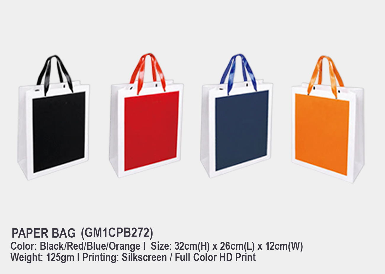 Paper Bag GM1CPB272 <br> 32cm(H) x 26cm(L) x 12cm(W)